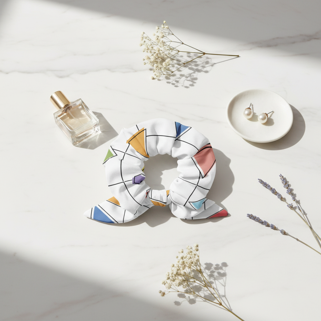 Modern Mosaic Scrunchie