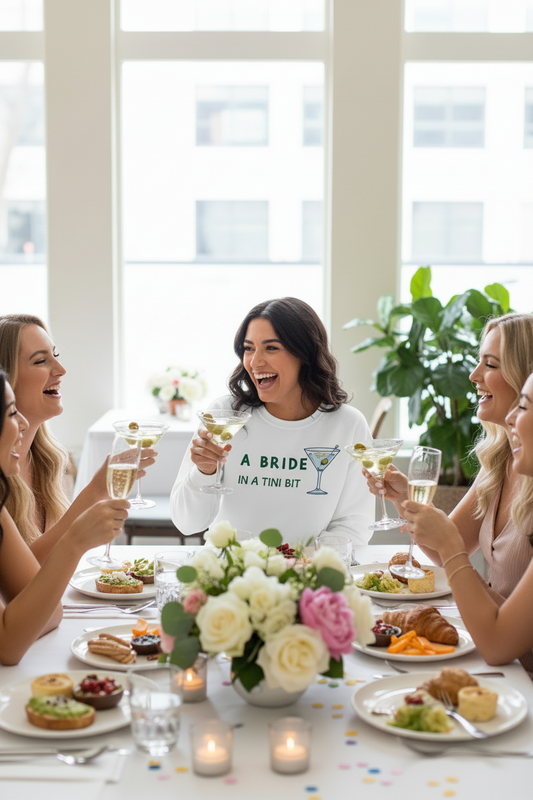 A BRIDE IN A TINI BIT sweatshirt