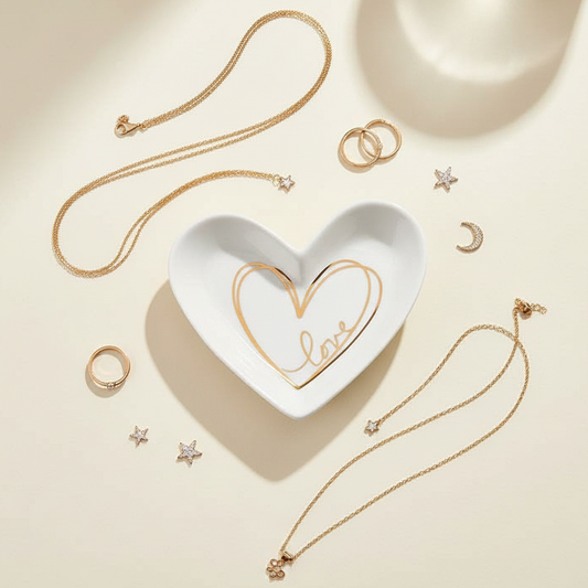 Heart Shaped Trinket Dish
