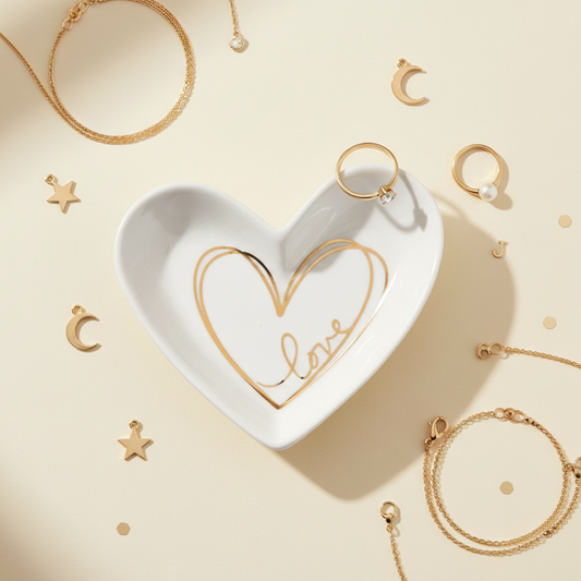 Heart Shaped Trinket Dish