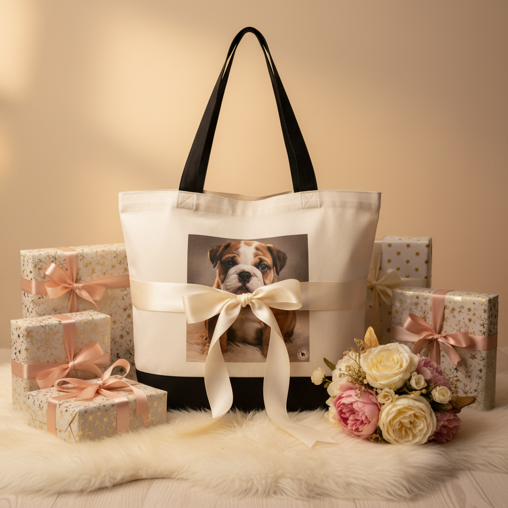 Emmashopee Bulldog Buddy Tote