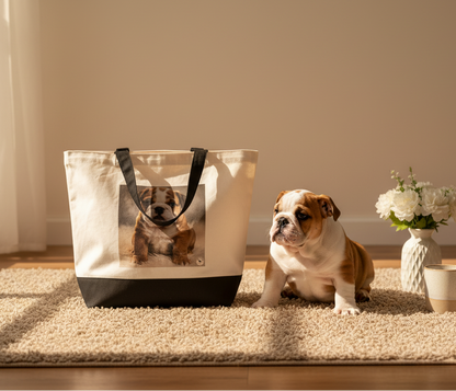 Emmashopee Bulldog Buddy Tote