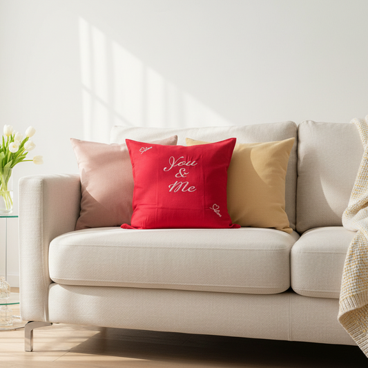 You & Me: Sofa Soulmates Pillow