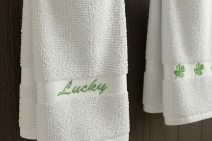 Lucky Stitch Hand Towels