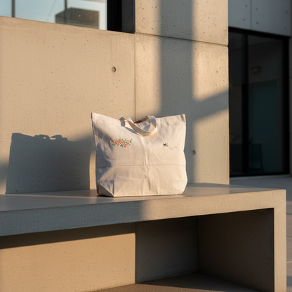 “Buzzed in Bloom” Tote
