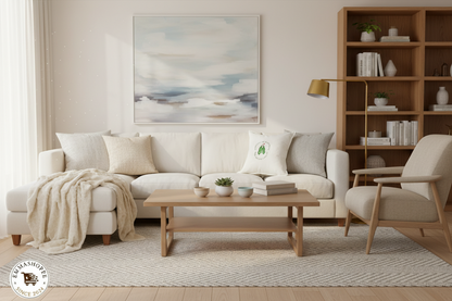 Embroidered Two Peas in a Pod Pillow