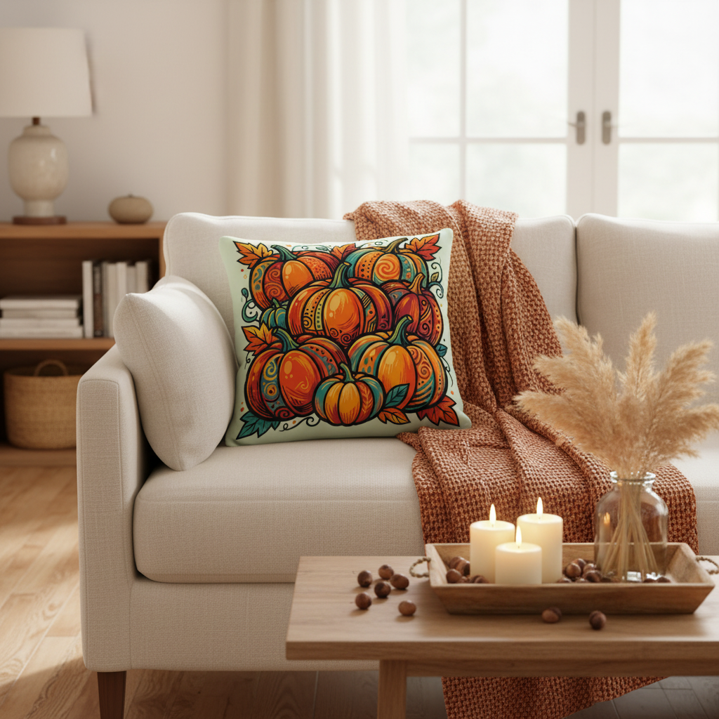 Pumpkins Pillow