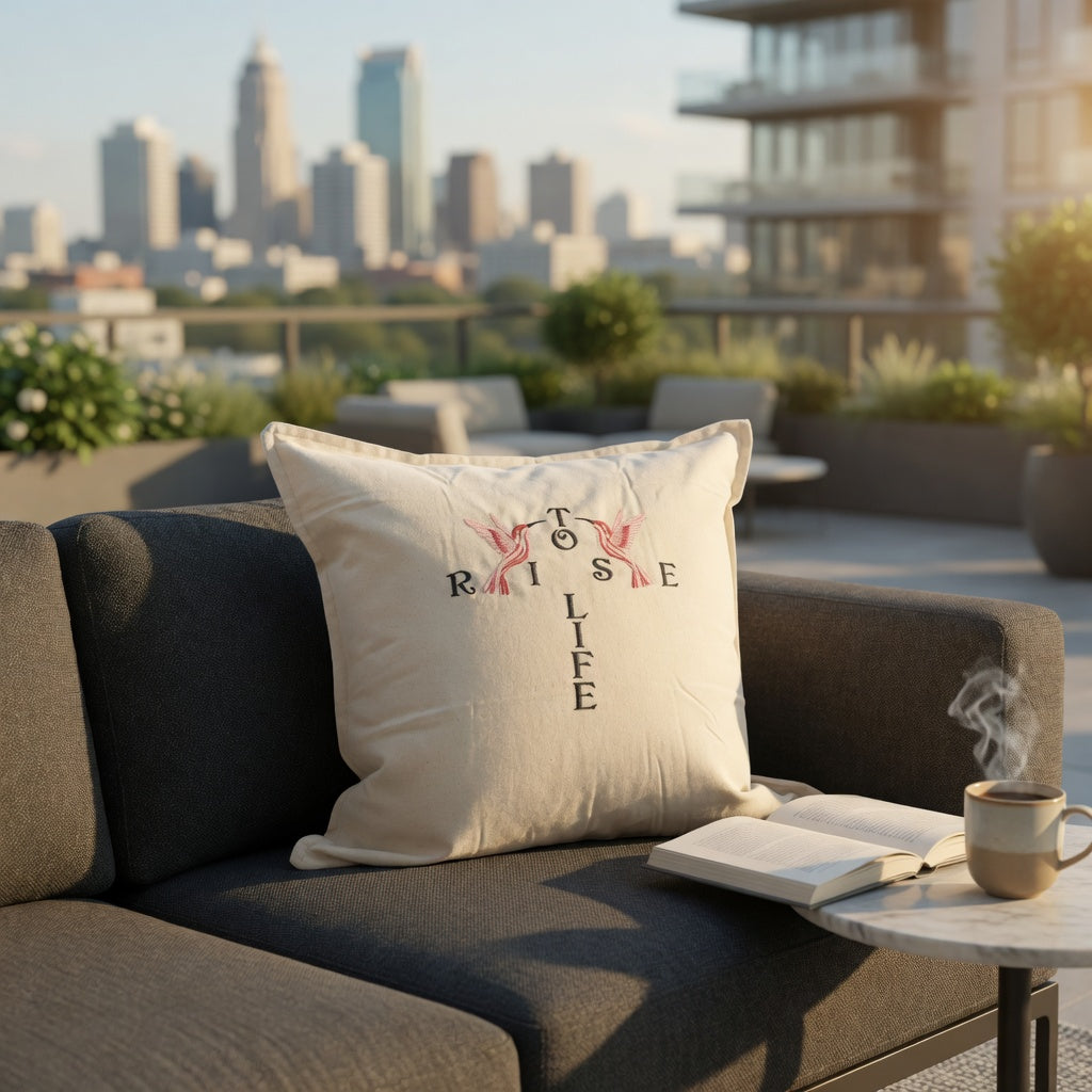 Rise to Life Pillow