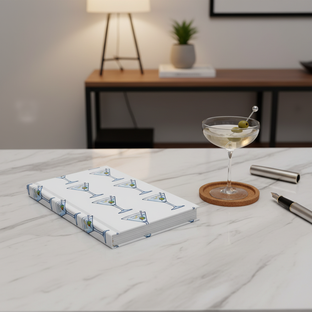 Martini Hardcover journal