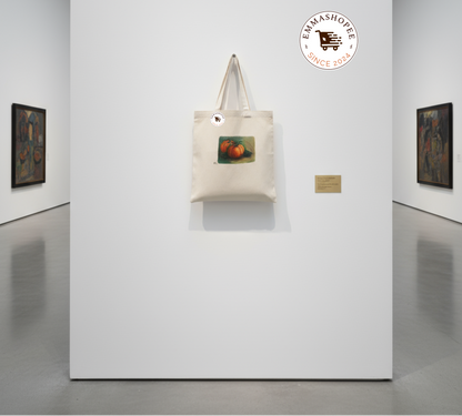“Tote-ally Autumn” - Mixed Media Embroidery & Hand painted Cotton Canvas Tote