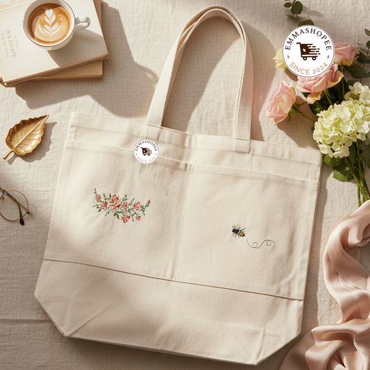 “Buzzed in Bloom” Tote