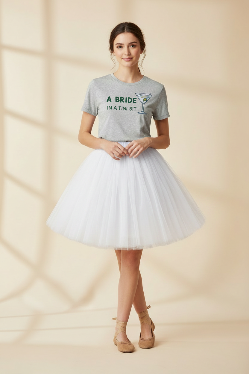 A BRIDE IN A TINI BIT t-shirt