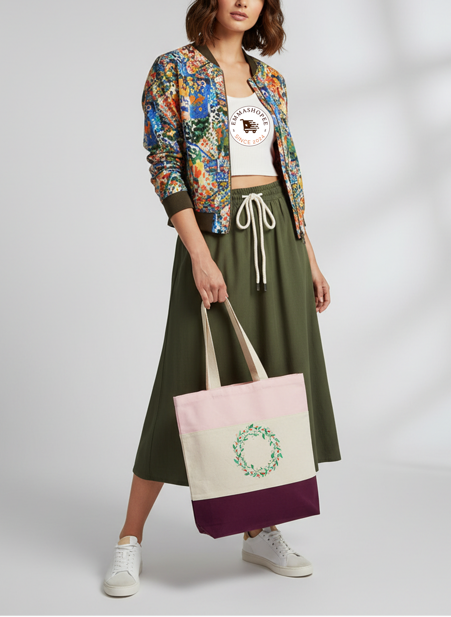 Whispering Wreath Tote